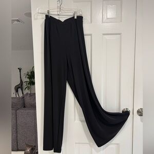 Philosophy Black Wide Leg Pants